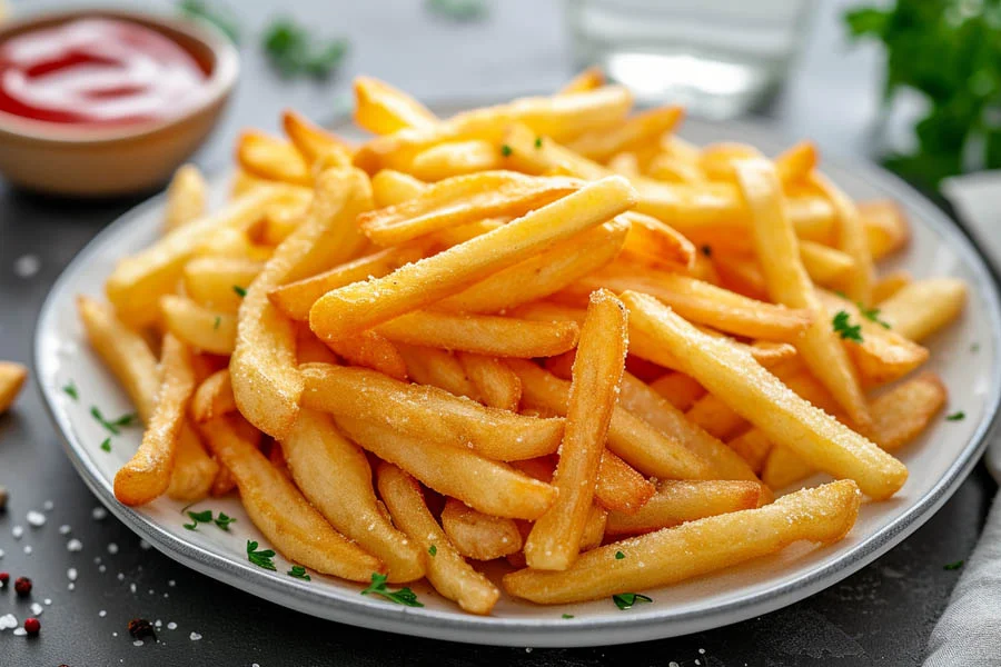 air frying potato slices