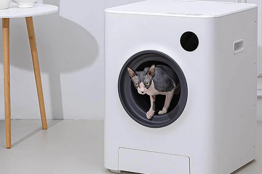 cat self cleaning litter box