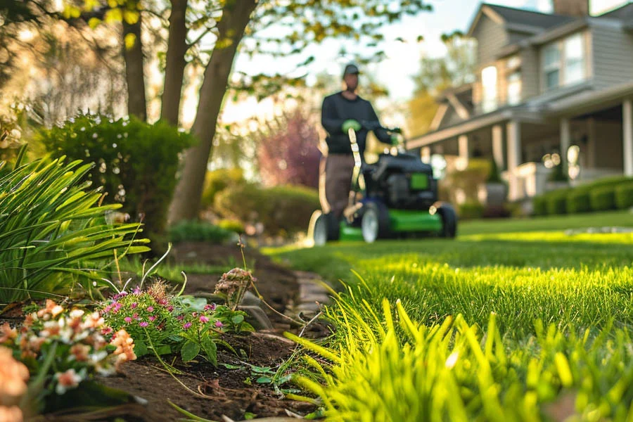 small battery operated lawn mowers