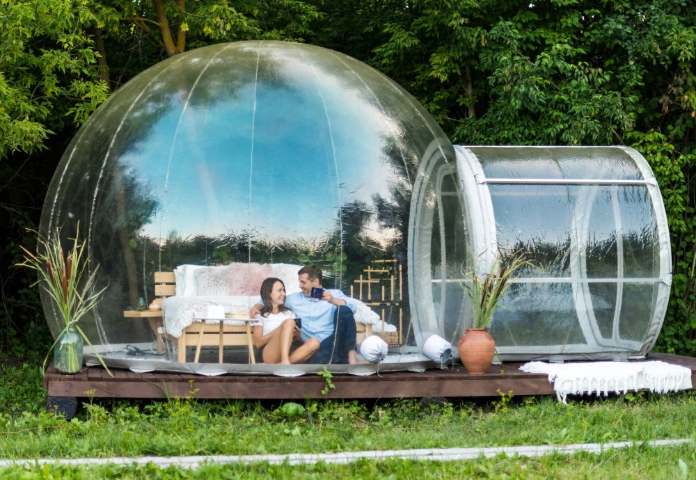 bubble tent house